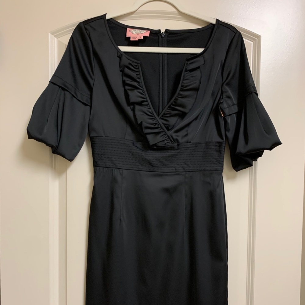 Phoebe Couture Black Short Dress